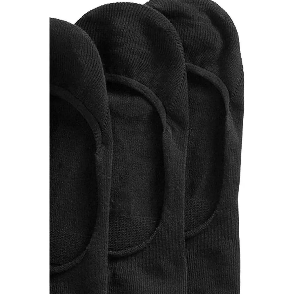 Esprit Men's Socks^Black Basic Sporty Ankle Non-Slip 2 Pack Shoe Liners