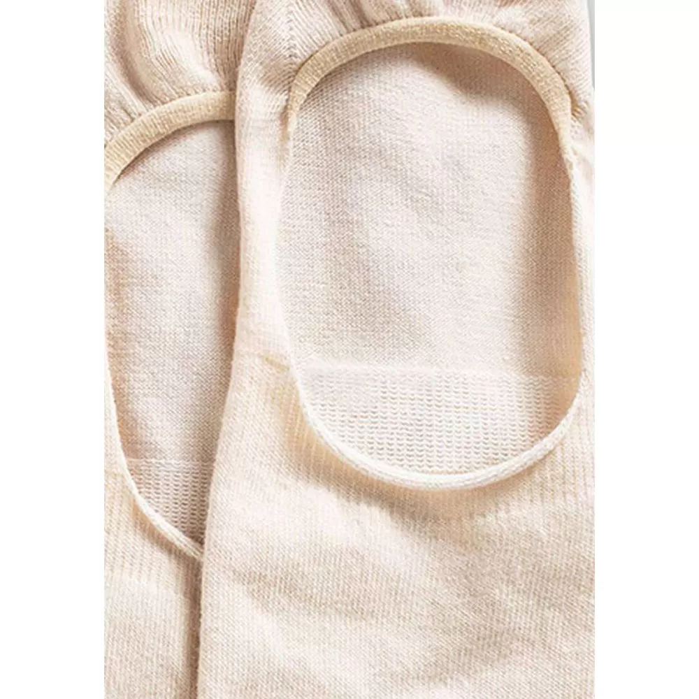Esprit Men's Socks^Cream Basic Sporty Ankle Non-Slip 2 Pack Shoe Liners