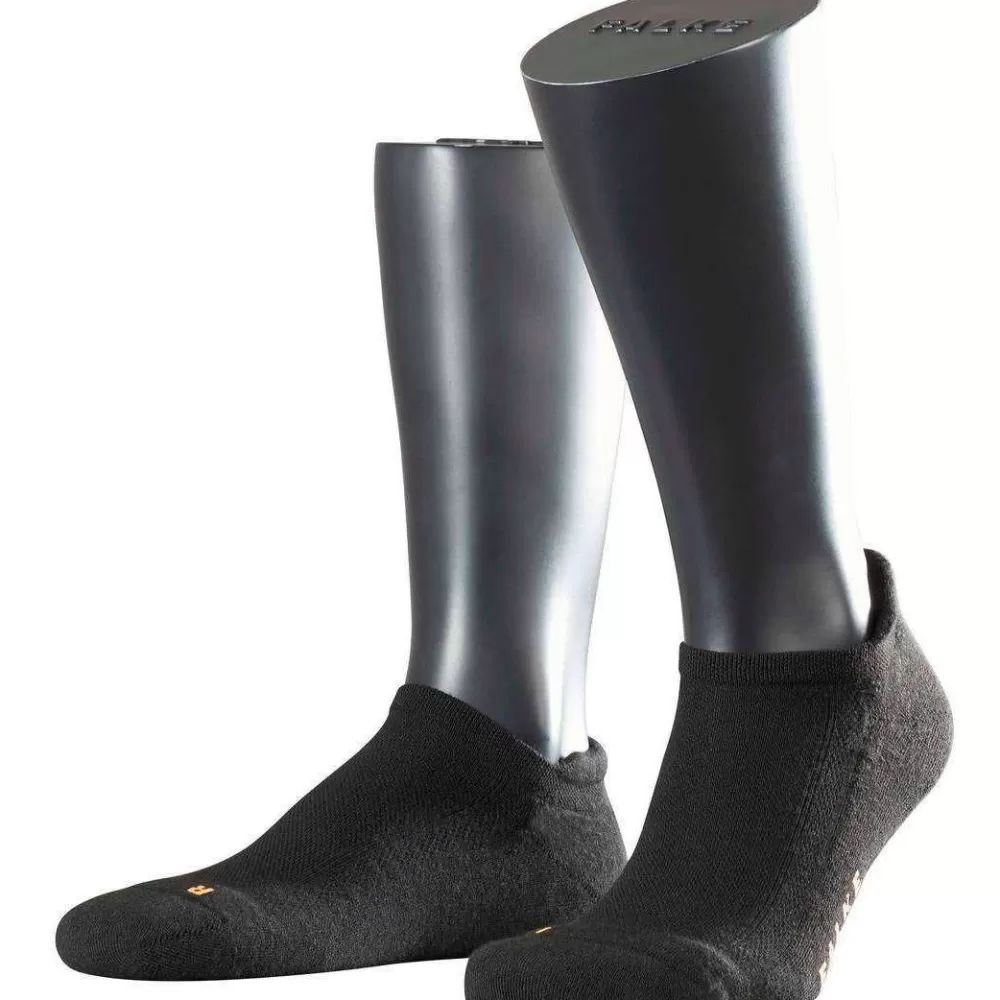Falke Men's Socks^Black Cool Kick Sneaker Socks