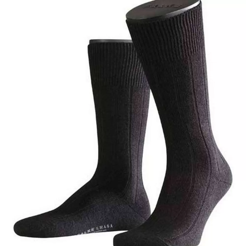 Falke Men's Socks^Black Lhasa Socks