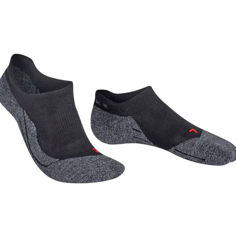Falke Men's Socks^Black Ru3 Comfort No Show Socks