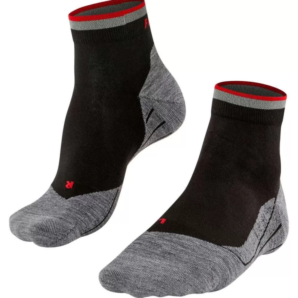 Falke Men's Socks^Black Ru4 Endurance Reflect Short Socks