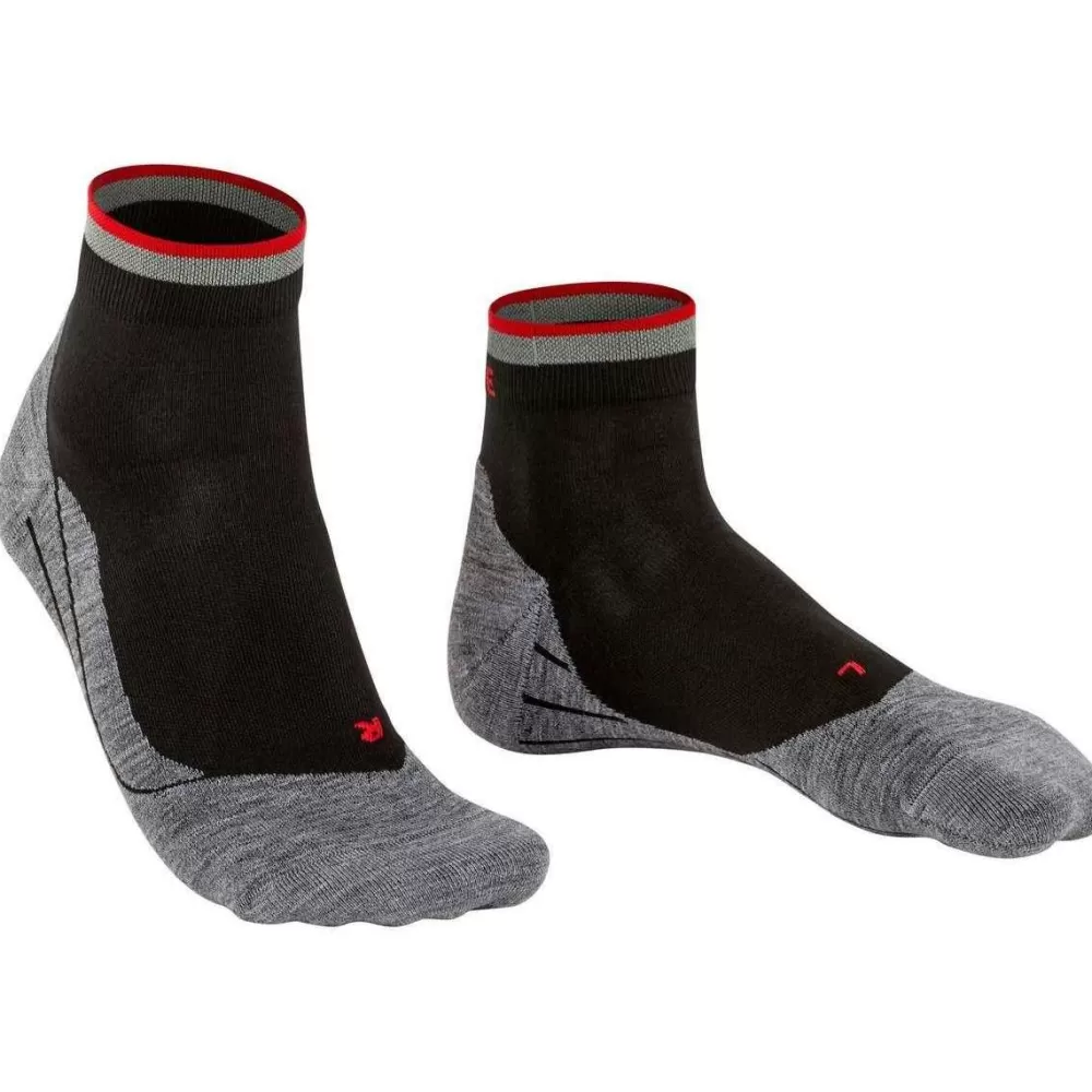 Falke Men's Socks^Black Ru4 Endurance Reflect Short Socks