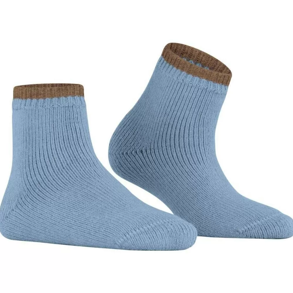 Falke Women's Socks^Blue Cosy Plush Short Socks