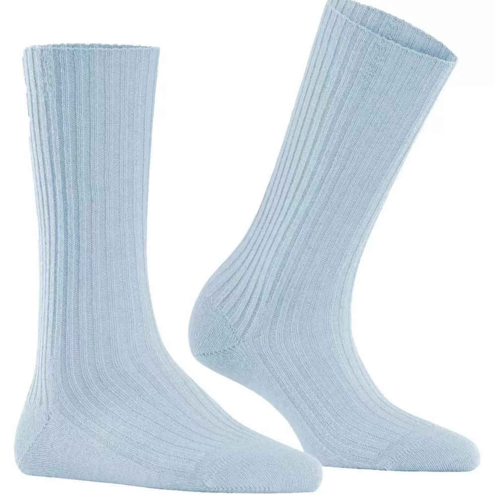 Falke Women's Socks^Blue Cosy Wool Boot Socks
