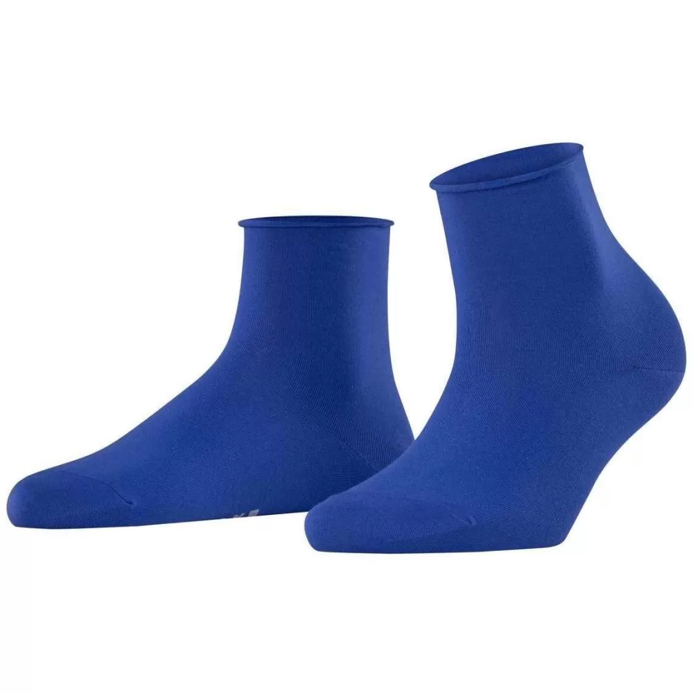 Falke Women's Socks^Blue Cotton Touch Short Socks