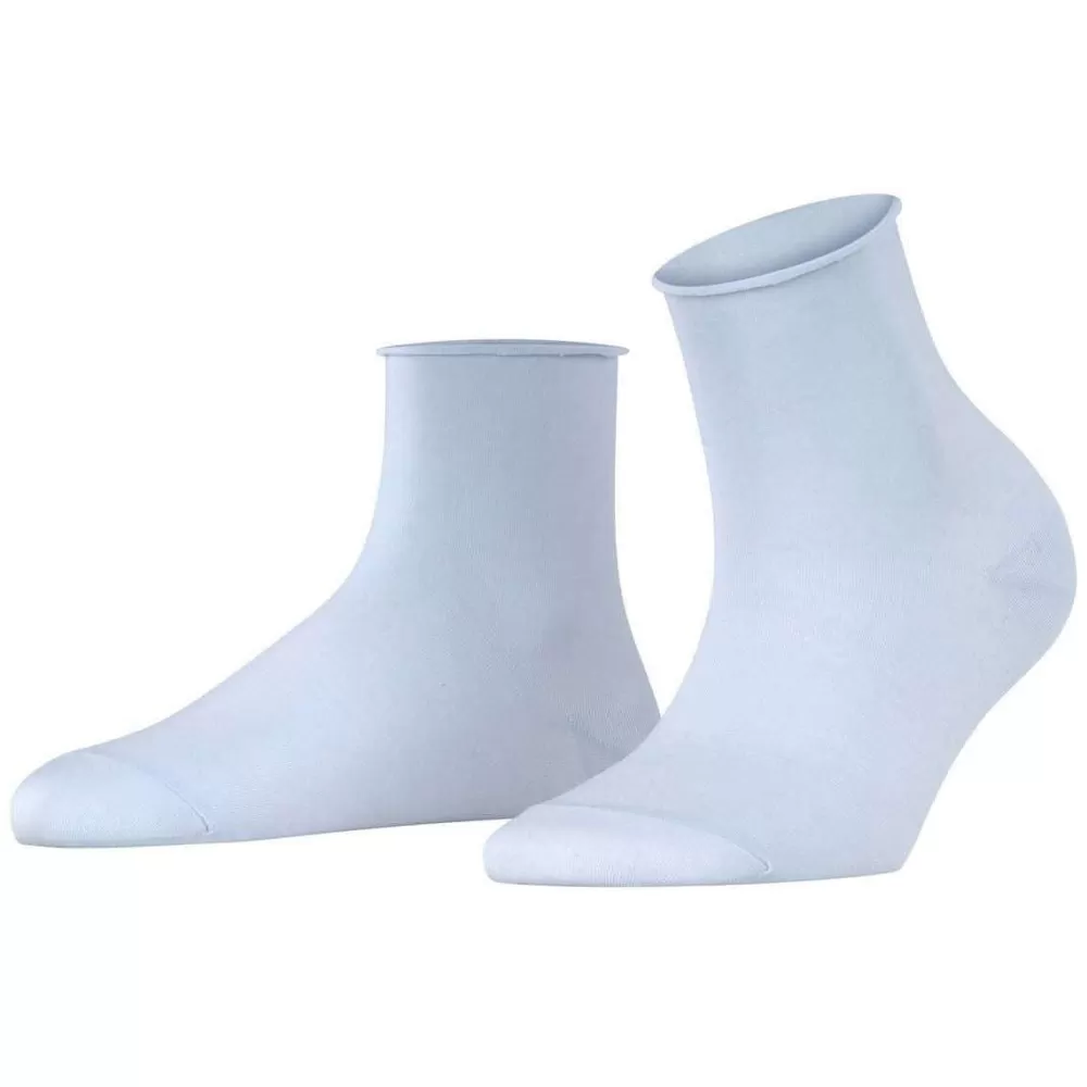 Falke Women's Socks^Blue Cotton Touch Short Socks