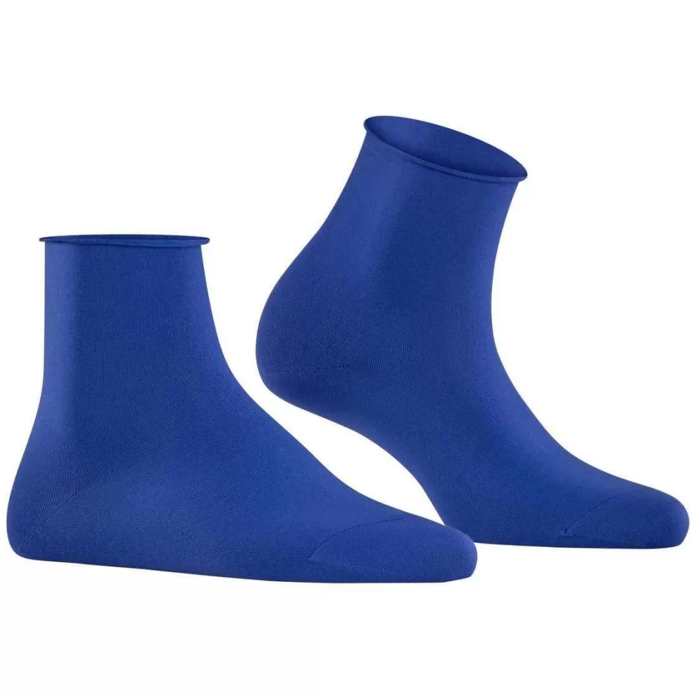 Falke Women's Socks^Blue Cotton Touch Short Socks