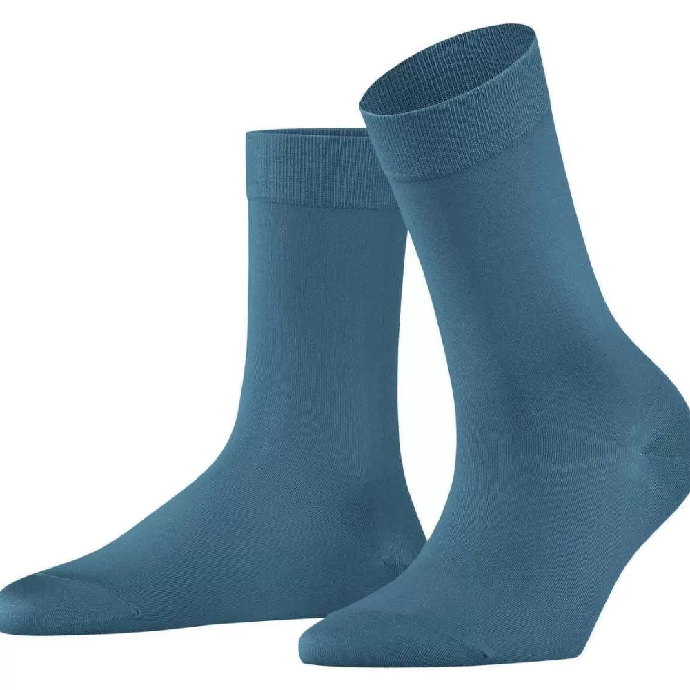 Falke Women's Socks^Blue Cotton Touch Socks