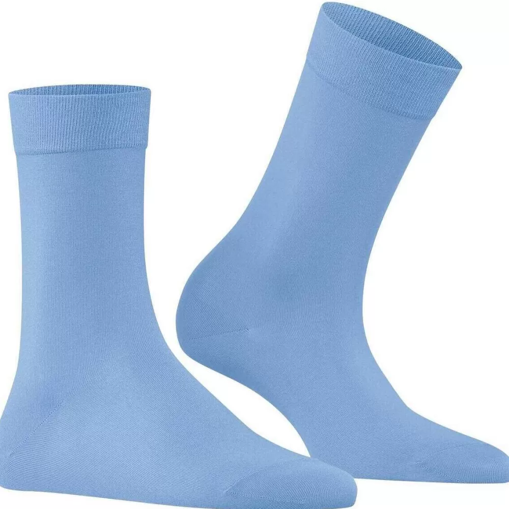 Falke Women's Socks^Blue Cotton Touch Socks