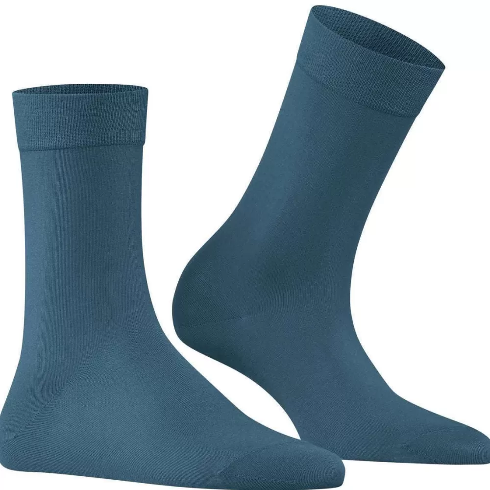 Falke Women's Socks^Blue Cotton Touch Socks