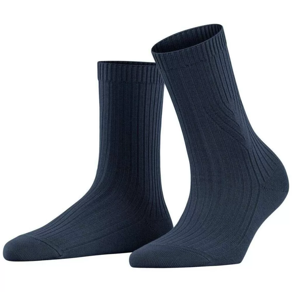 Falke Women's Socks^Blue Cross Knit Socks
