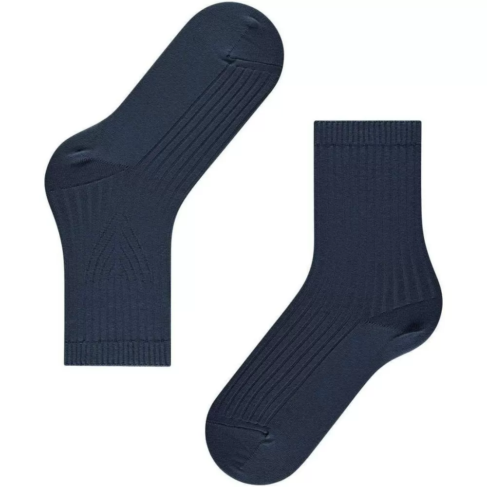 Falke Women's Socks^Blue Cross Knit Socks