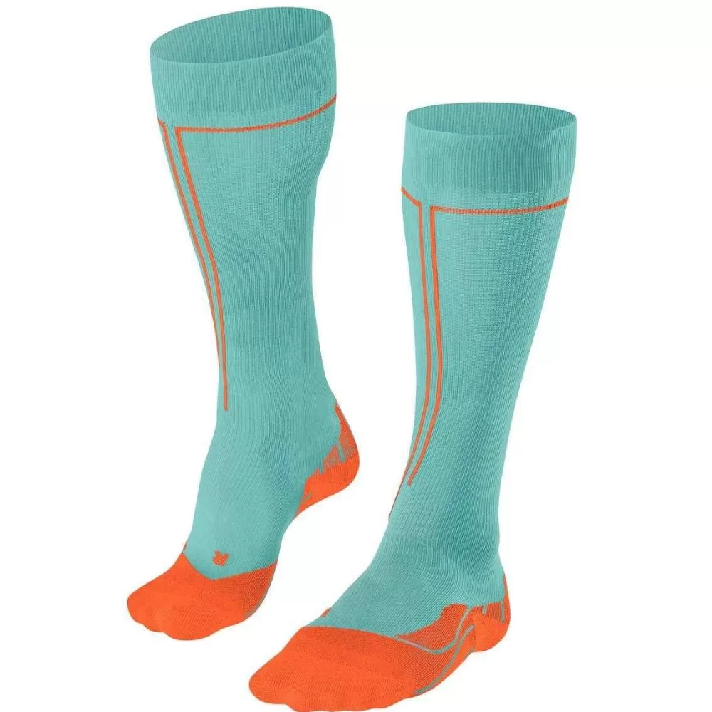 Falke Women's Socks^Blue Energizing W1 Knee High Health Socks