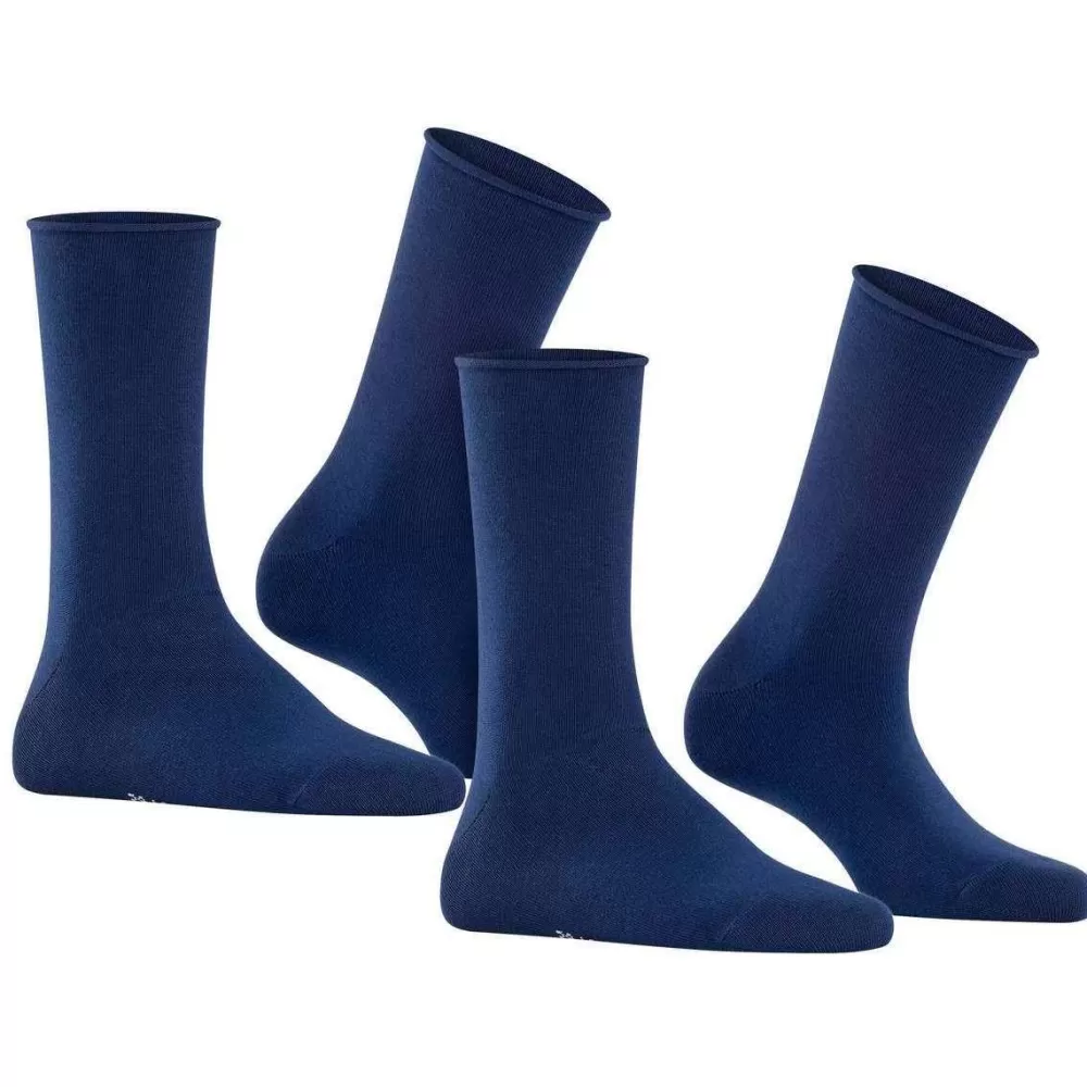 Falke Women's Socks^Blue Happy 2-Pack Socks