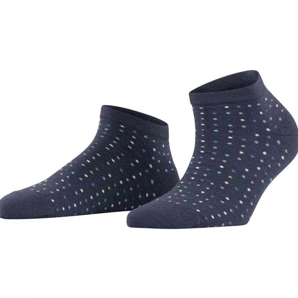 Falke Women's Socks^Blue Multispot Sneaker Socks