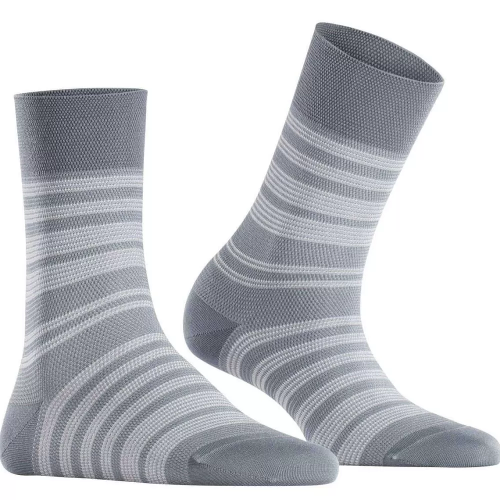 Falke Women's Socks^Blue Sensitive Sunset Stripe Socks