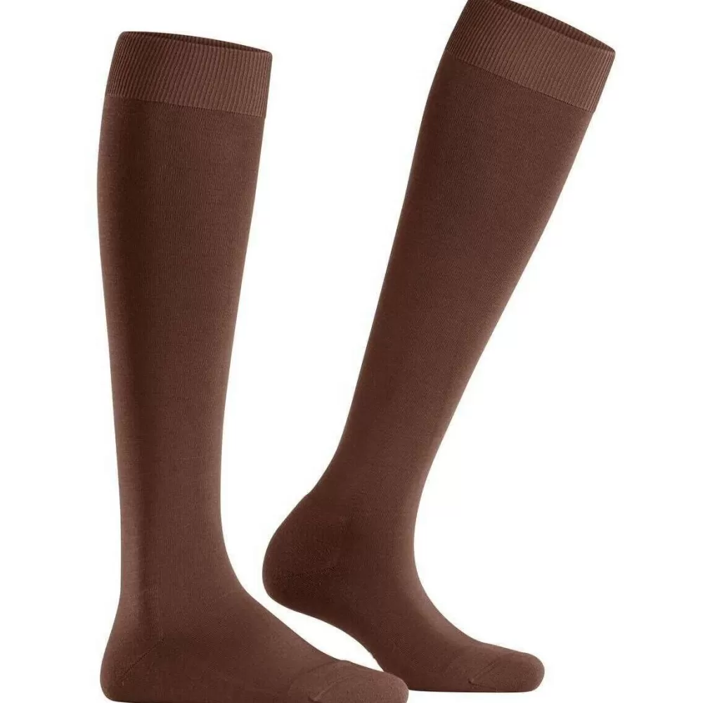 Falke Women's Socks^Brown Climawool Knee High Socks