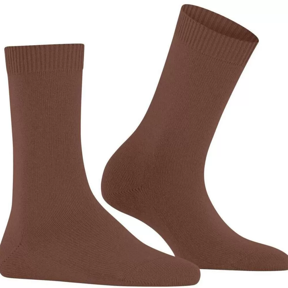 Falke Women's Socks^Brown Cosy Wool Socks