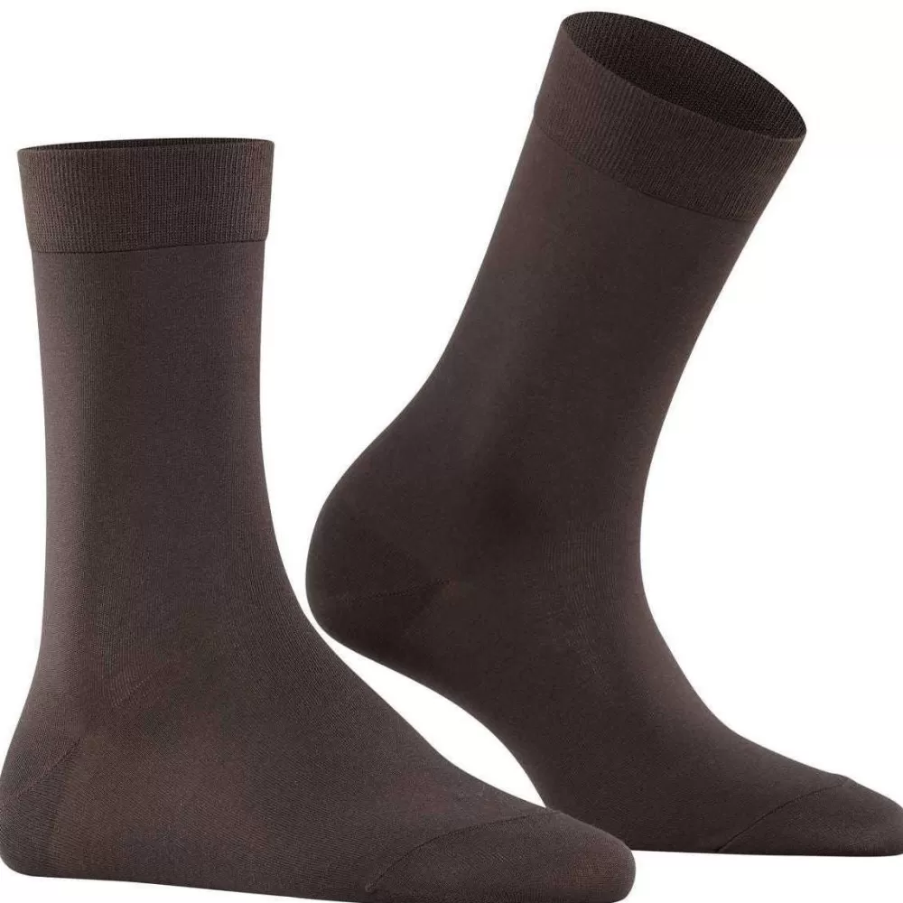 Falke Women's Socks^Brown Cotton Touch Socks