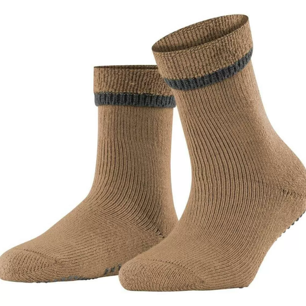 Falke Women's Socks^Brown Cuddle Pads House Socks
