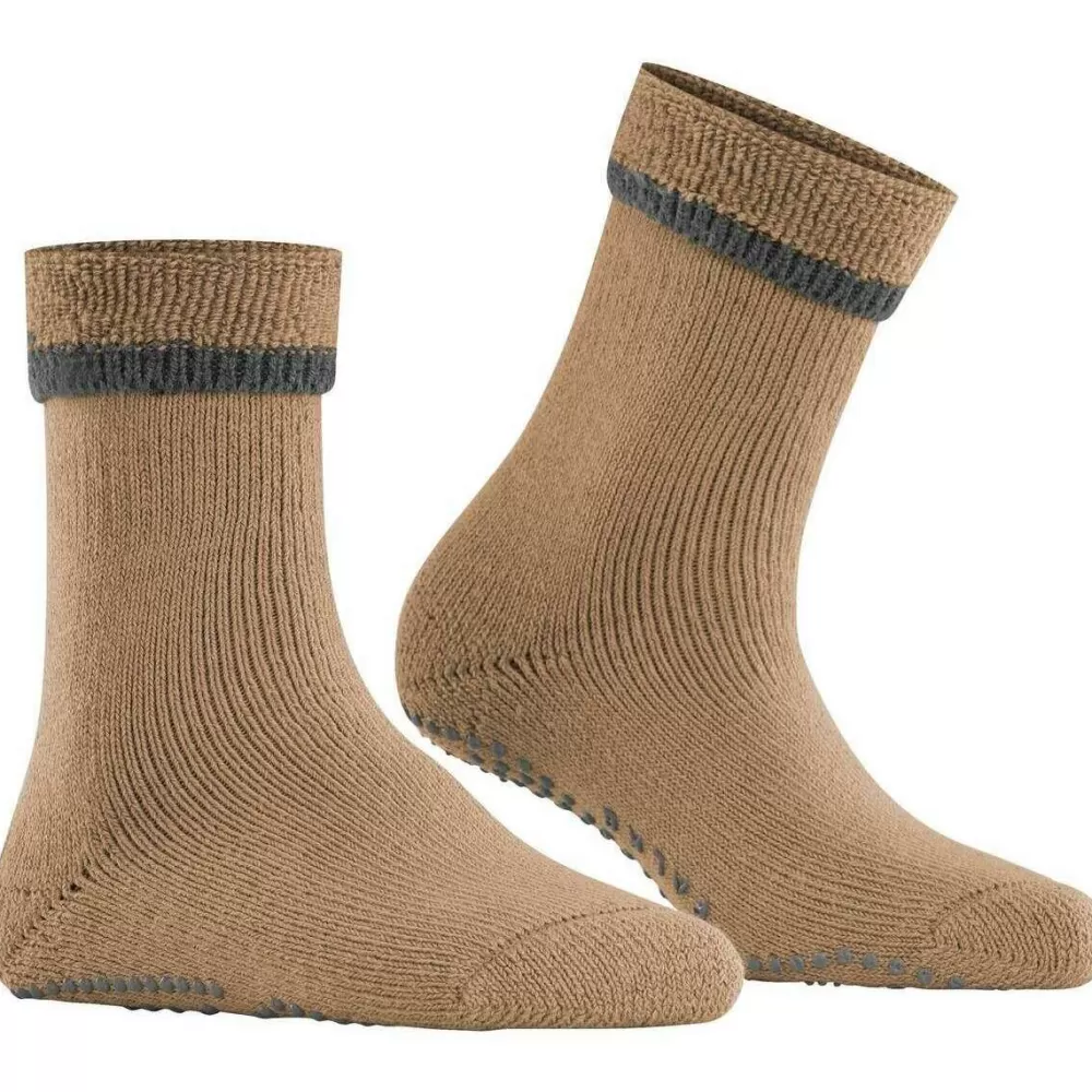 Falke Women's Socks^Brown Cuddle Pads House Socks