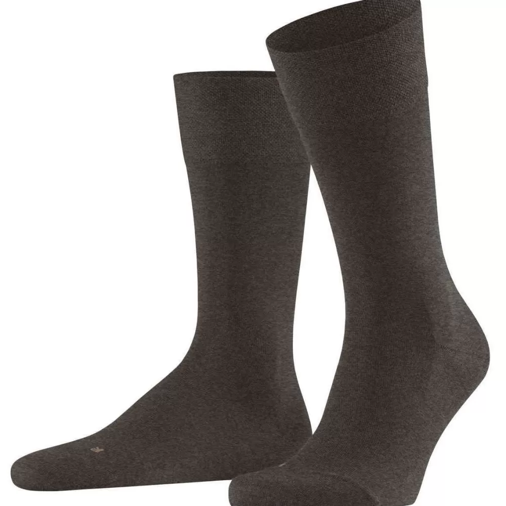 Falke Men's Socks^Brown Sensitive Berlin Socks