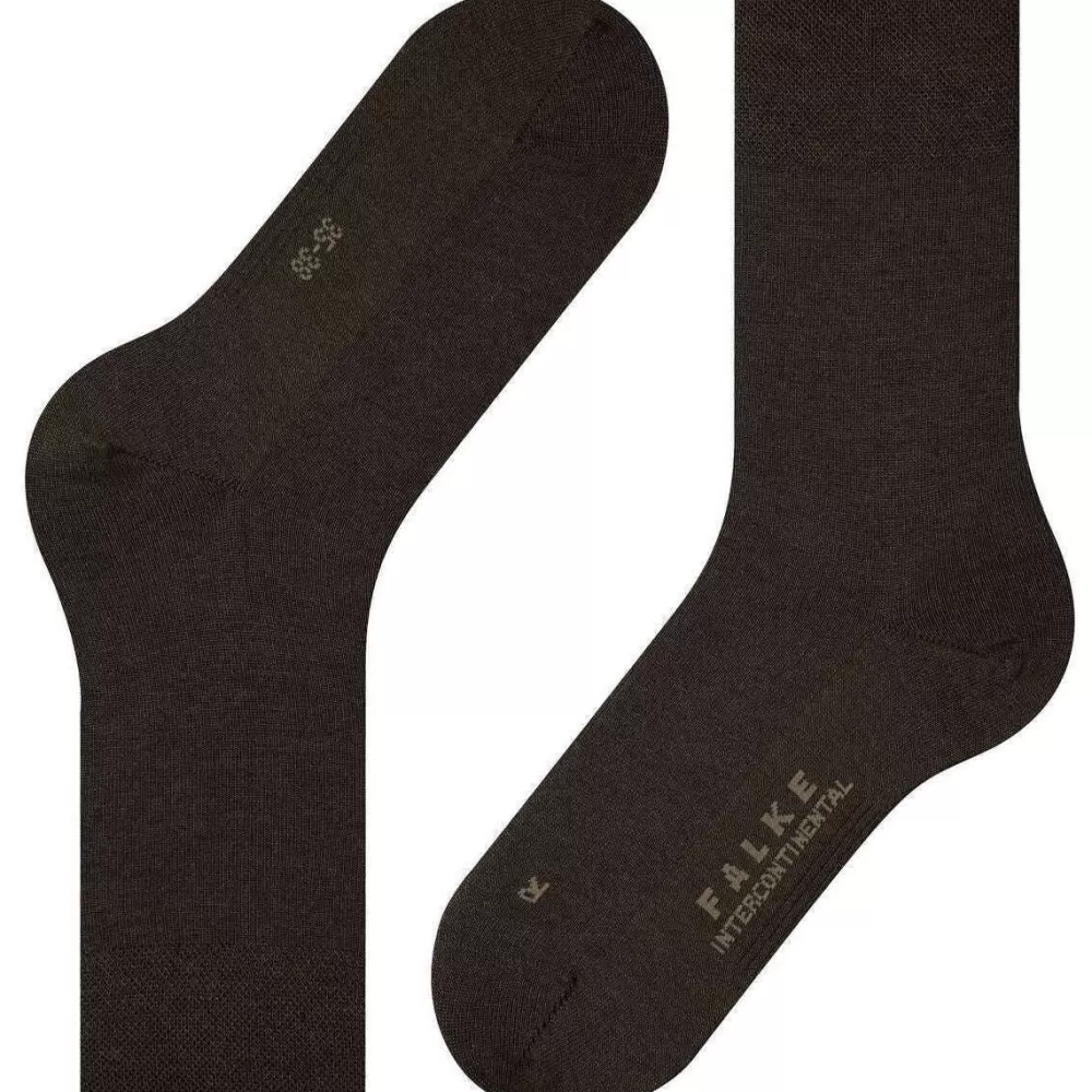Falke Women's Socks^Brown Sensitive Intercontinental Socks