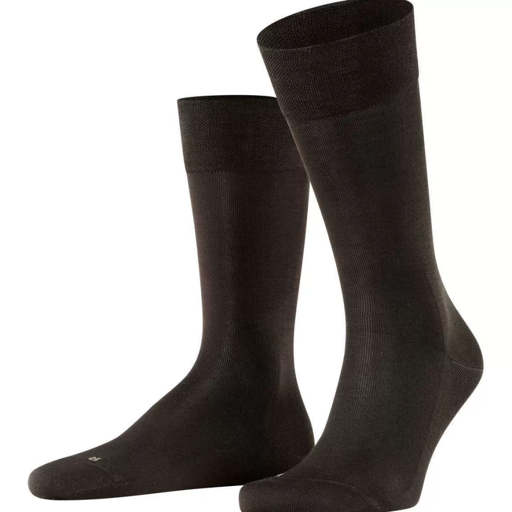 Falke Men's Socks^Brown Sensitive Malaga Socks