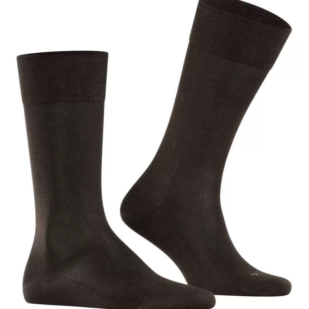 Falke Men's Socks^Brown Sensitive Malaga Socks
