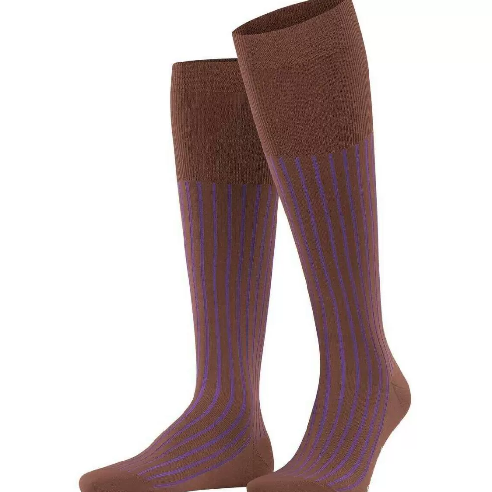 Falke Men's Socks^Brown Shadow Knee High Socks