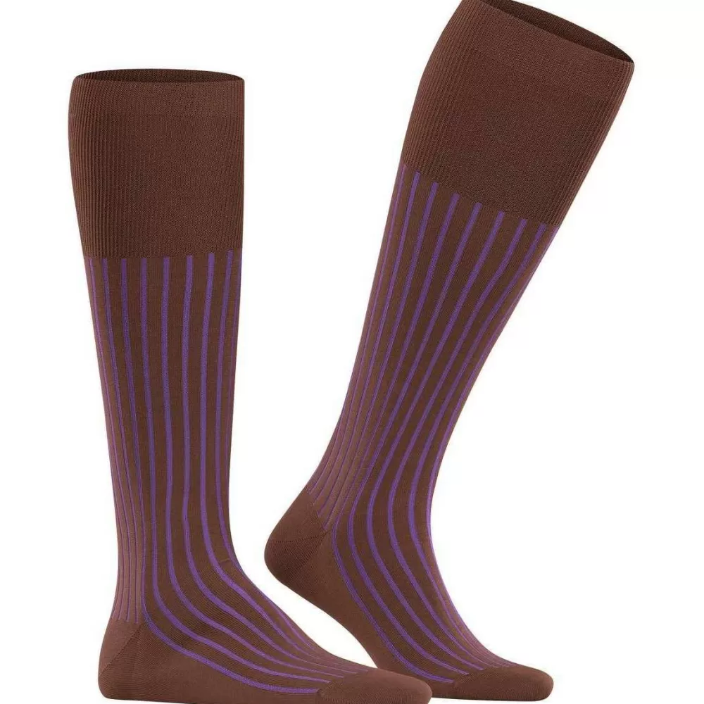 Falke Men's Socks^Brown Shadow Knee High Socks