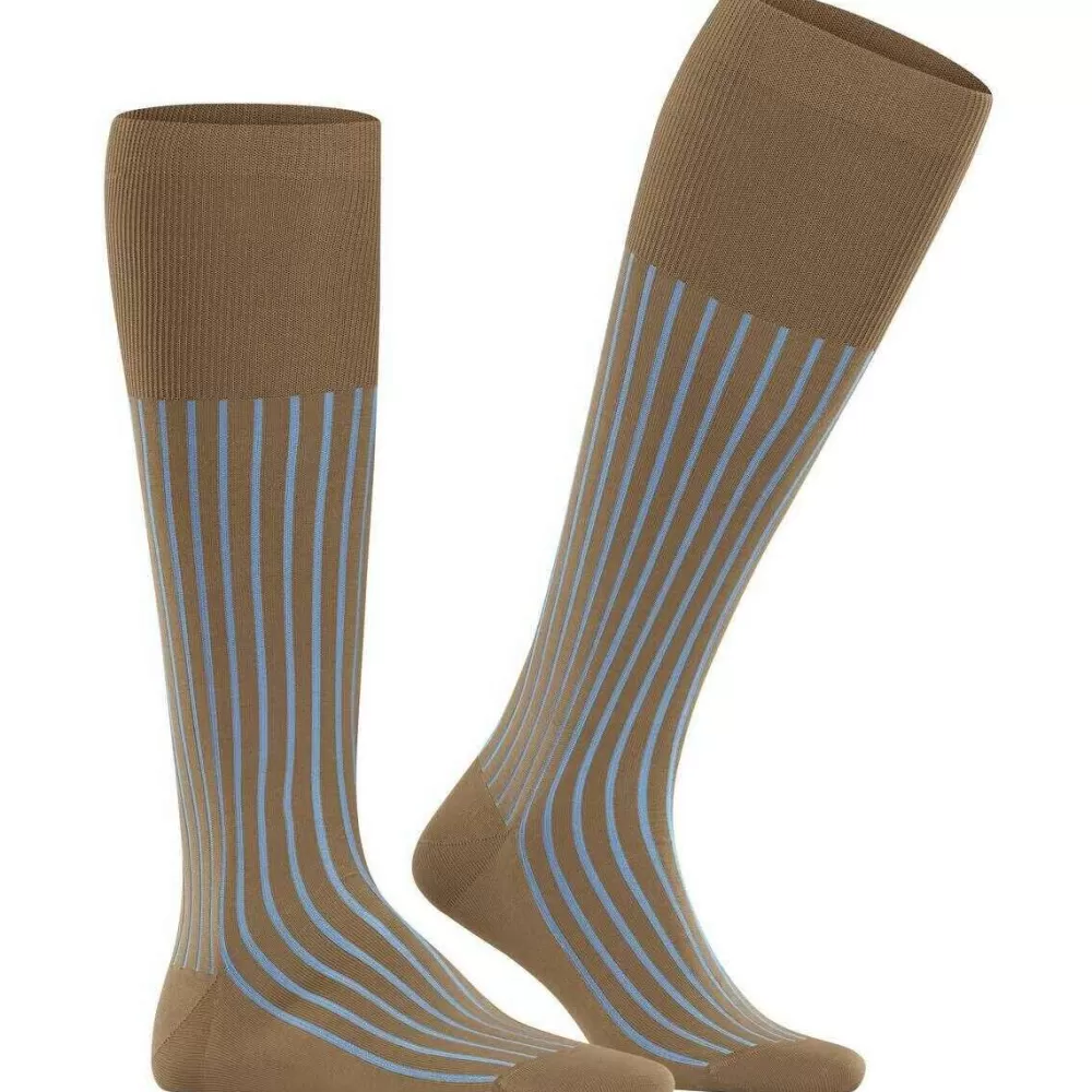 Falke Men's Socks^Brown Shadow Knee High Socks