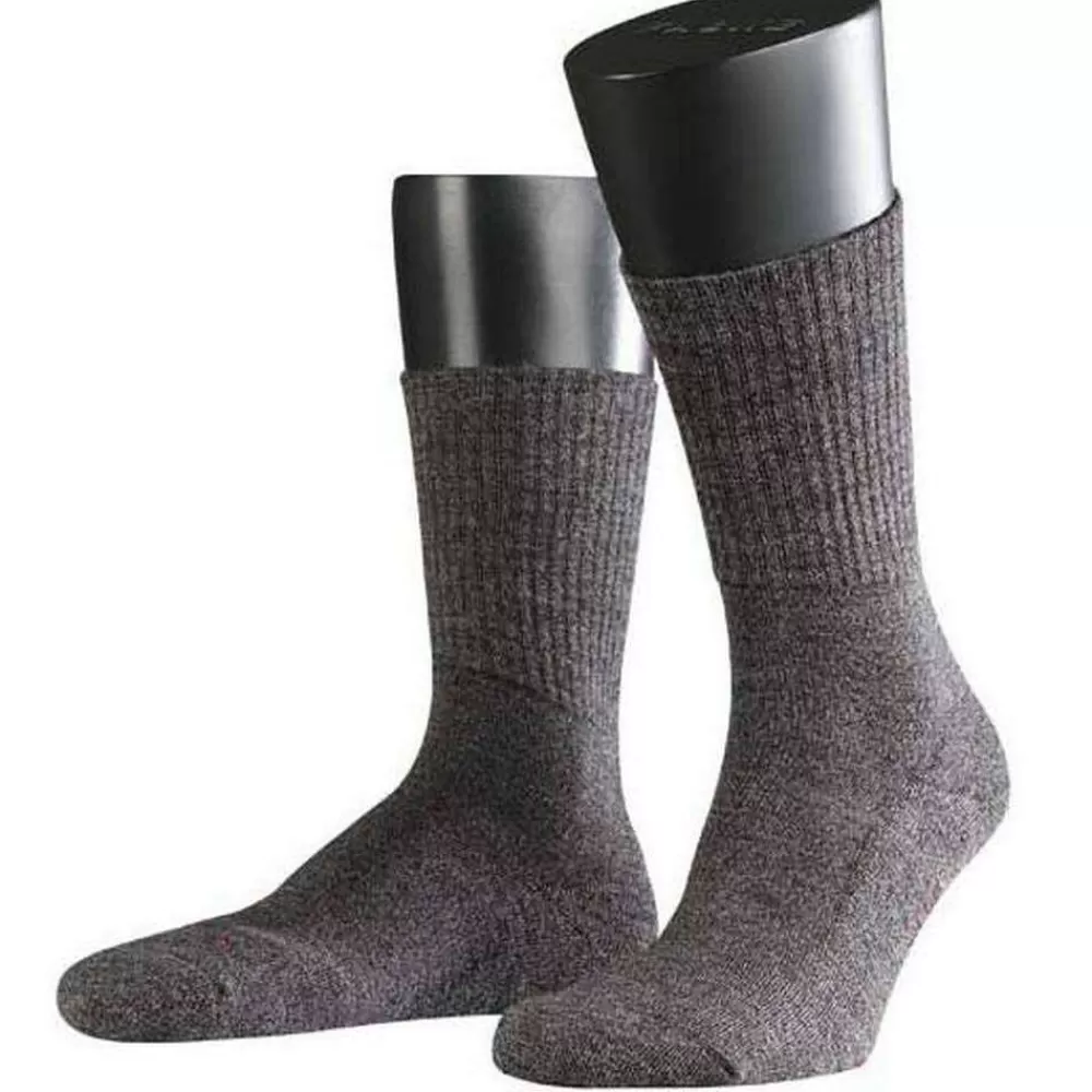 Falke Men's Socks^Brown Smog Walkie Light Midcalf Socks