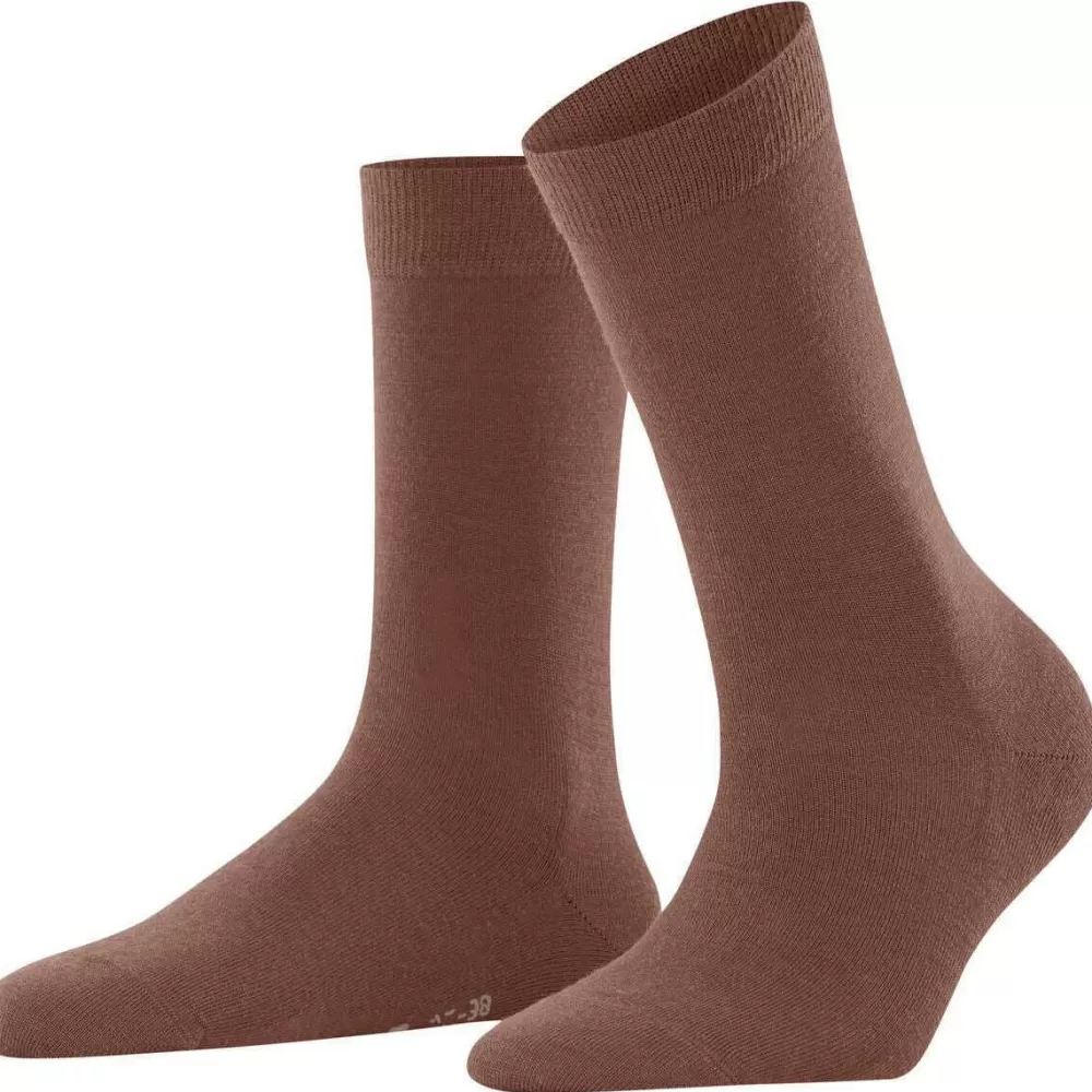 Falke Women's Socks^Brown Softmerino Socks
