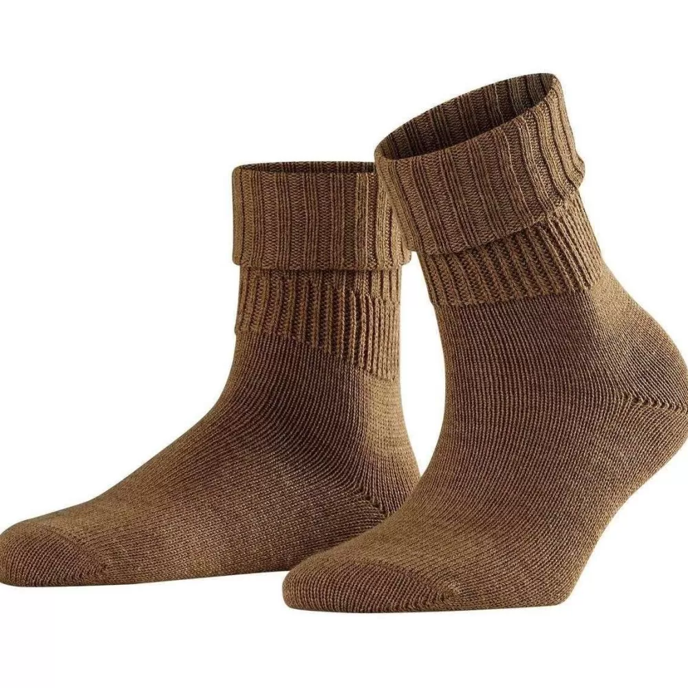 Falke Women's Socks^Brown Striggings Rib Socks