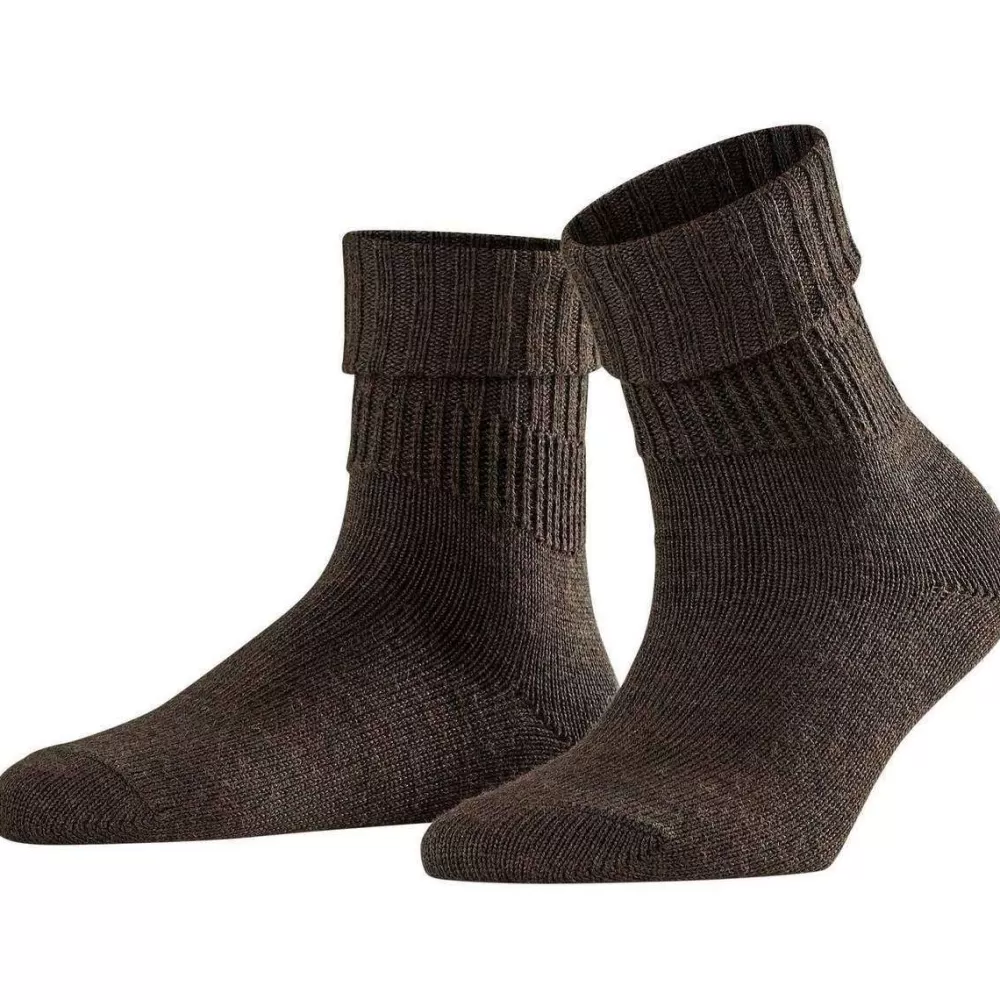 Falke Women's Socks^Brown Striggings Rib Socks