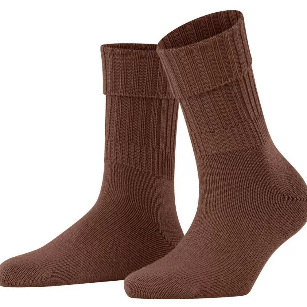 Falke Women's Socks^Brown Striggings Rib Socks