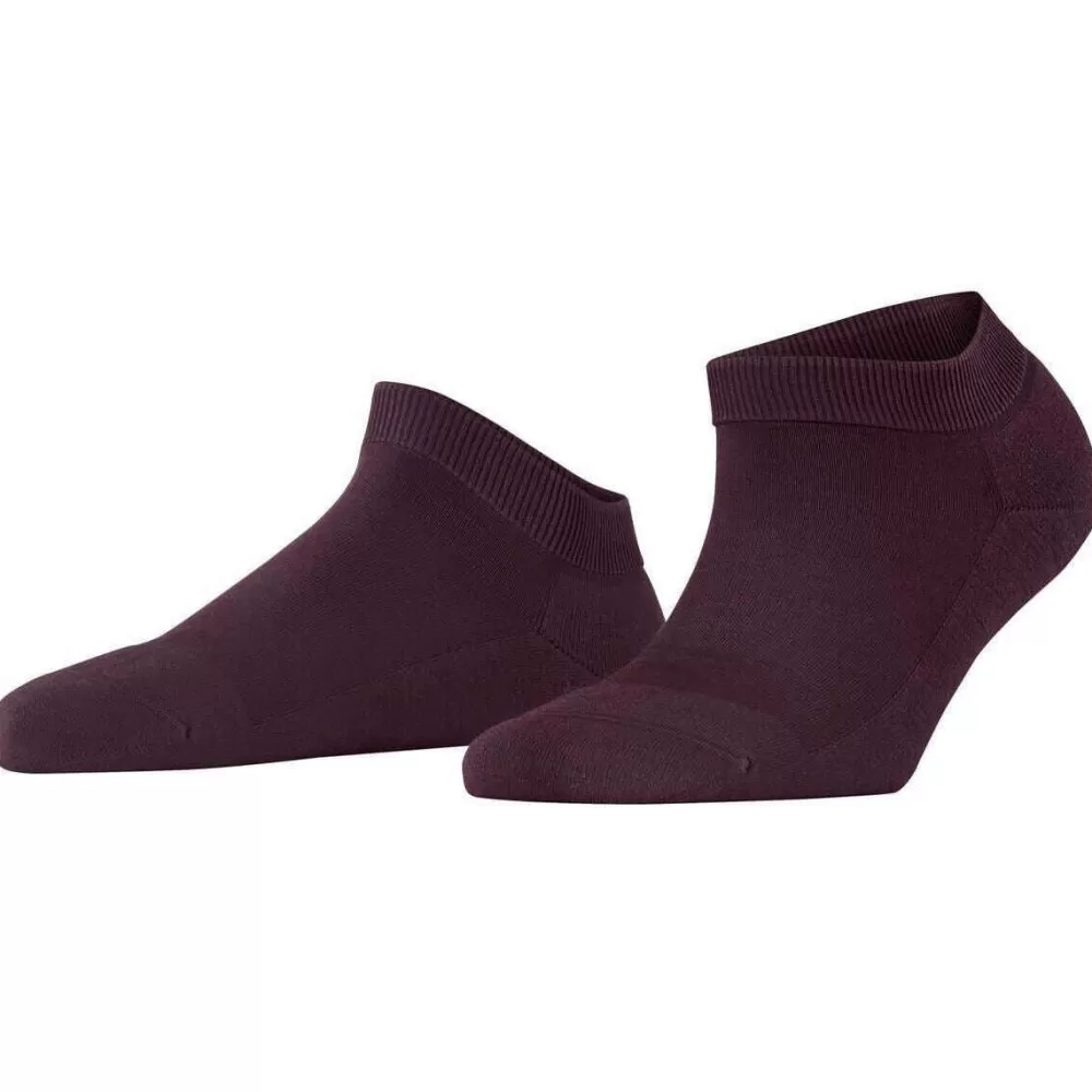 Falke Women's Socks^Burgundy Climawool Sneaker Socks