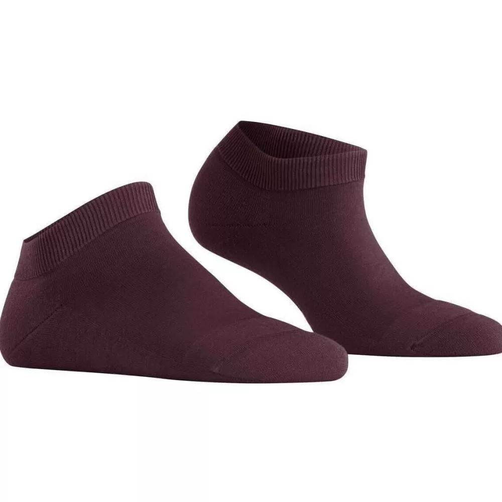Falke Women's Socks^Burgundy Climawool Sneaker Socks