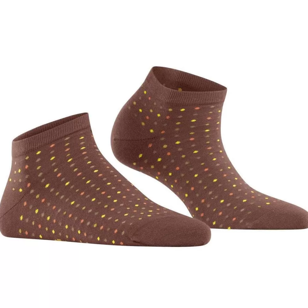 Falke Women's Socks^Burgundy Multispot Sneaker Socks