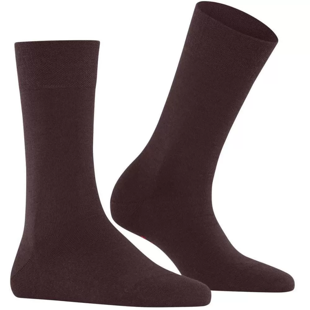 Falke Women's Socks^Burgundy Sensitive Berlin Socks