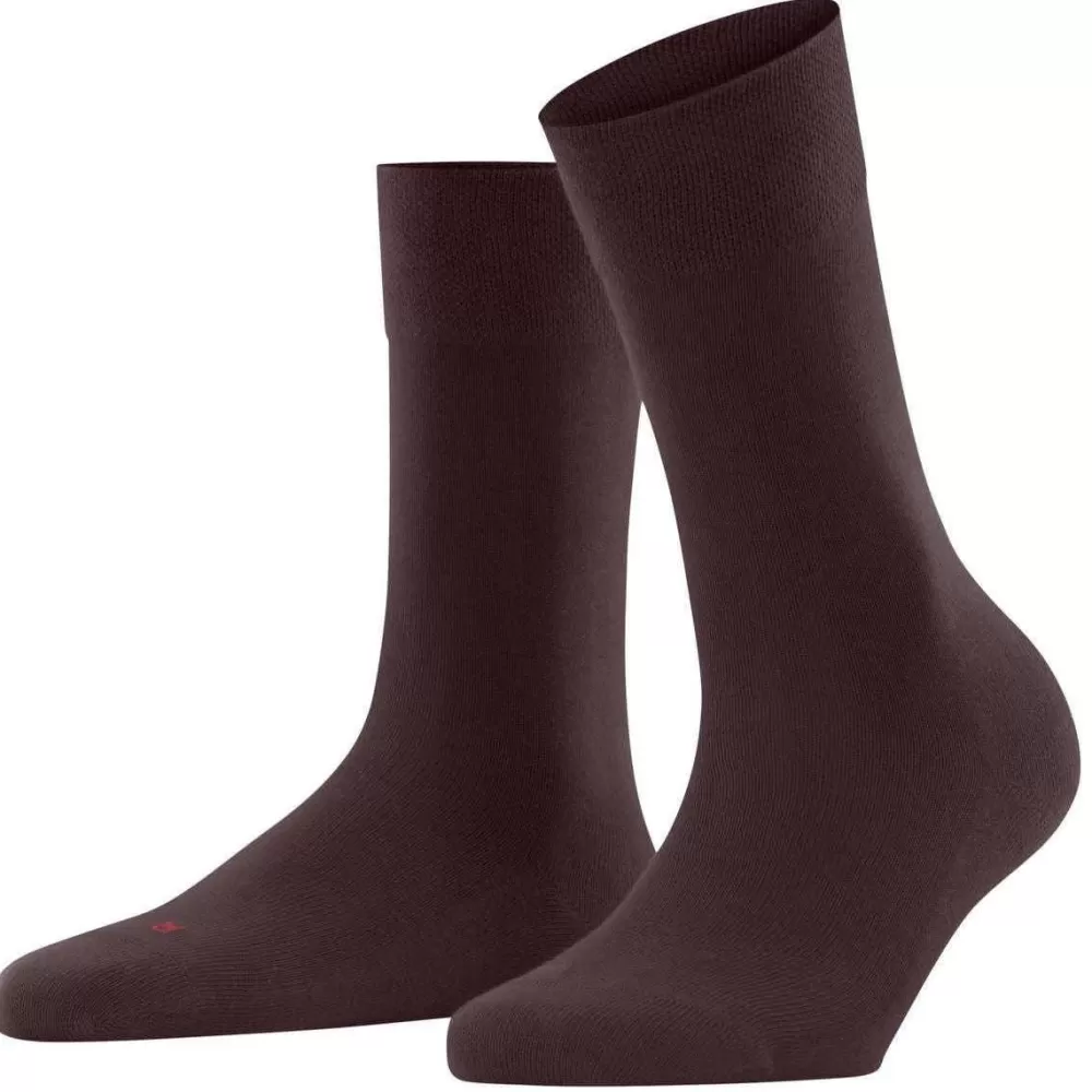 Falke Women's Socks^Burgundy Sensitive London Socks