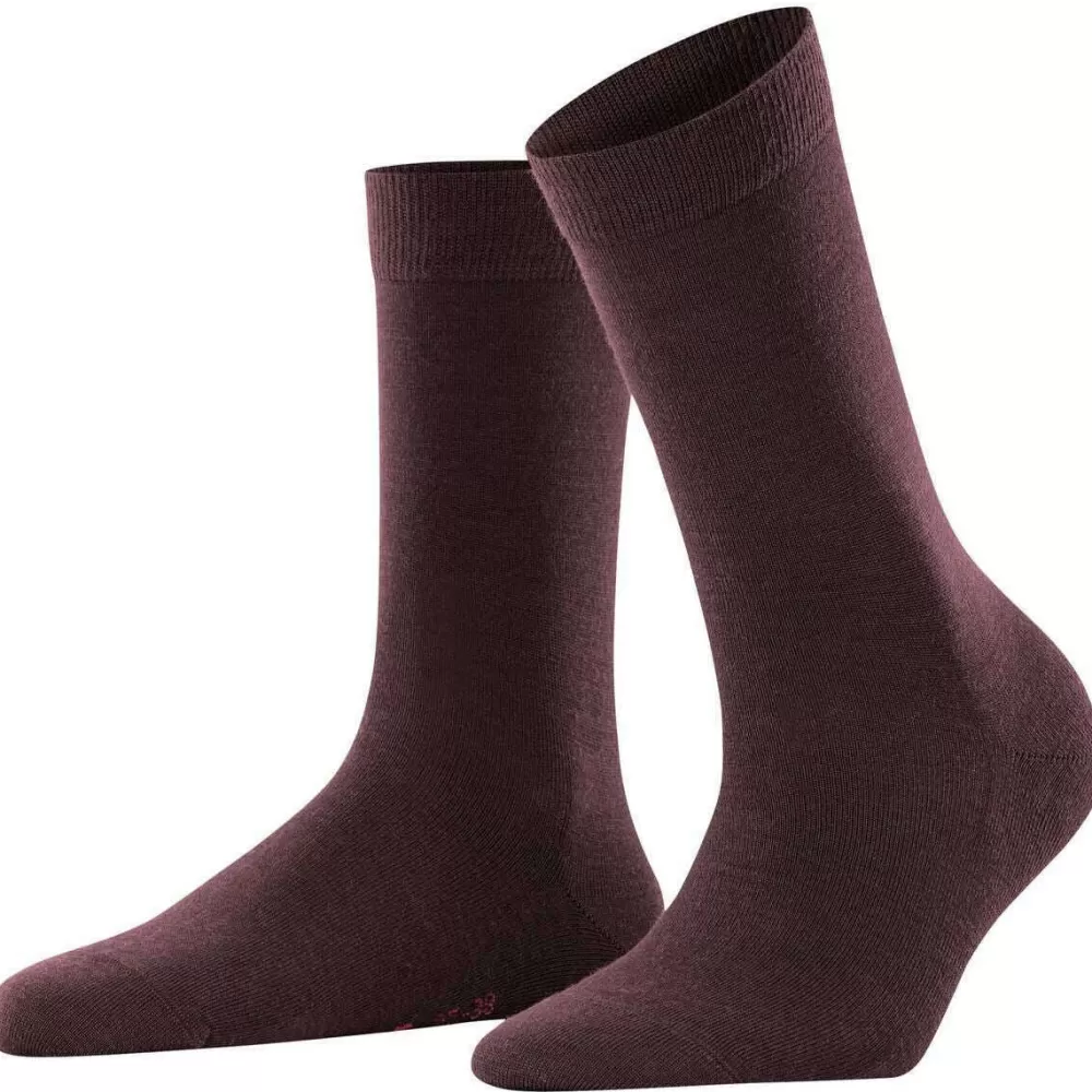 Falke Women's Socks^Burgundy Softmerino Socks