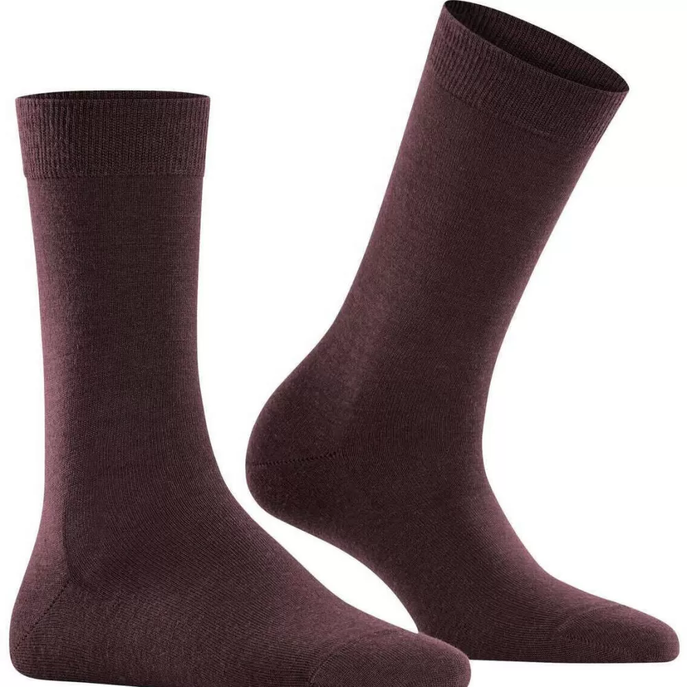 Falke Women's Socks^Burgundy Softmerino Socks