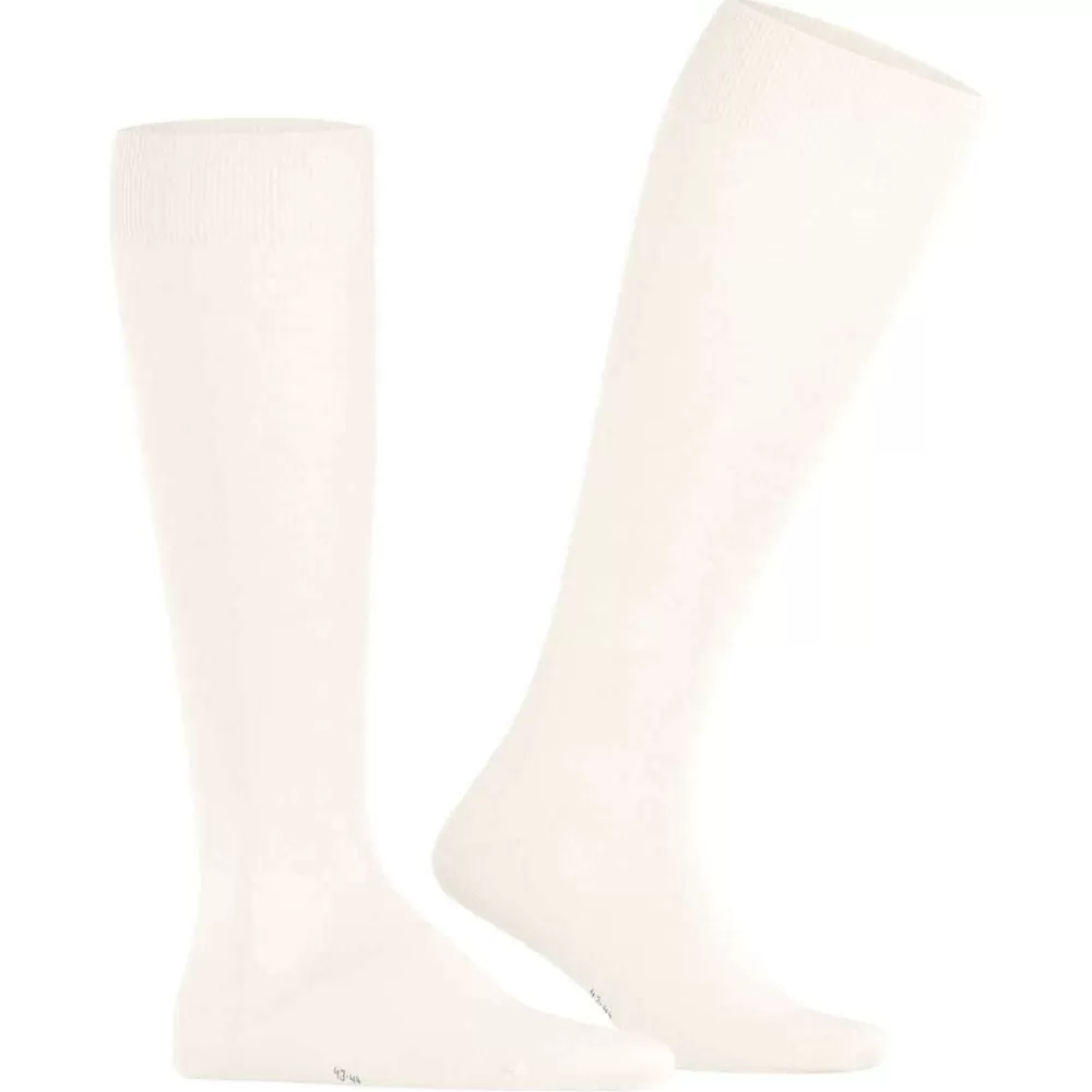 Falke Men's Socks^Cream Climawool Knee High Socks