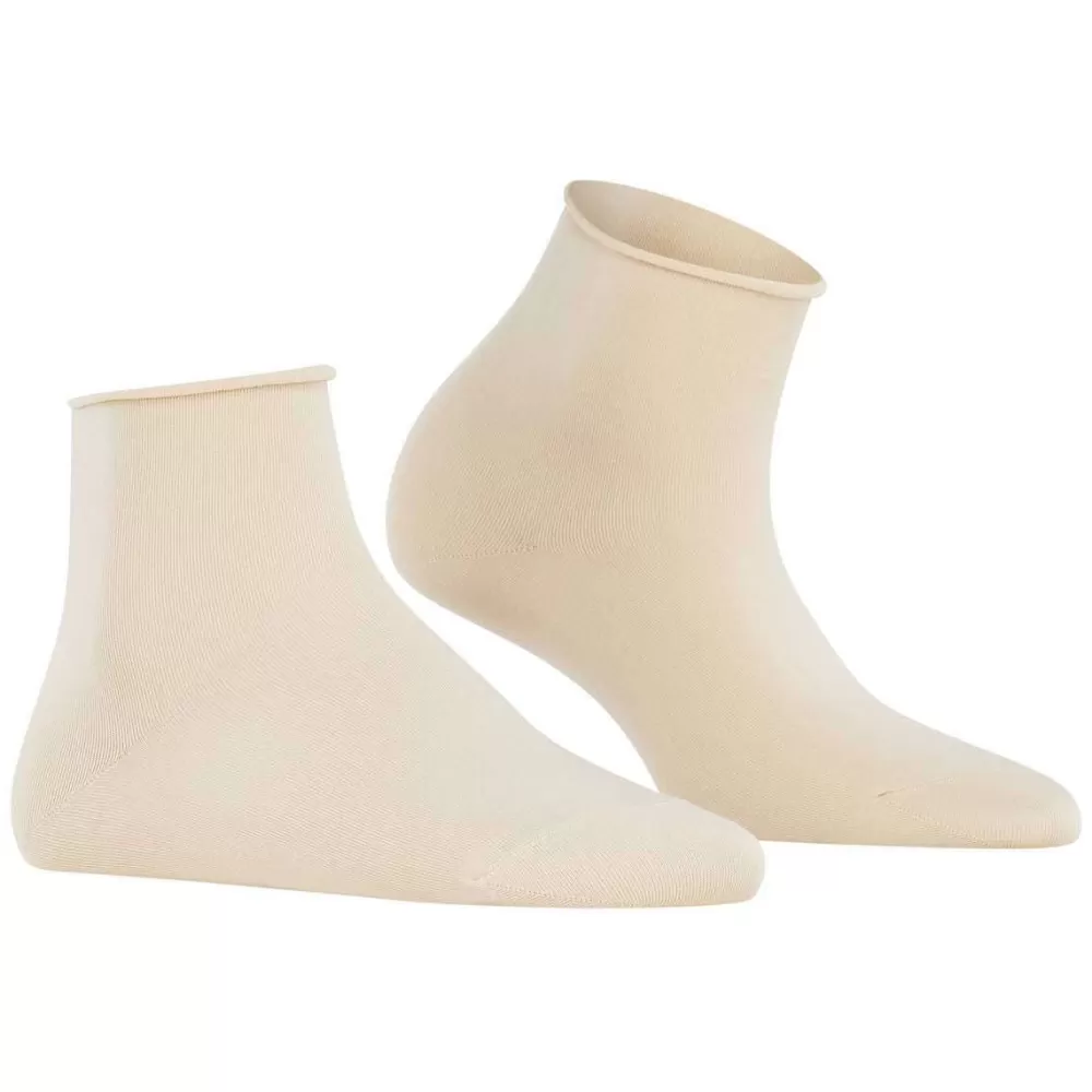 Falke Women's Socks^Cream Cotton Touch Short Socks