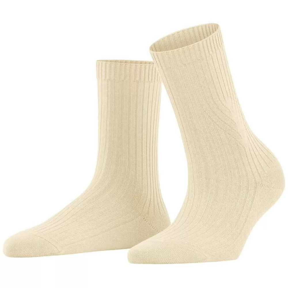 Falke Women's Socks^Cream Cross Knit Socks