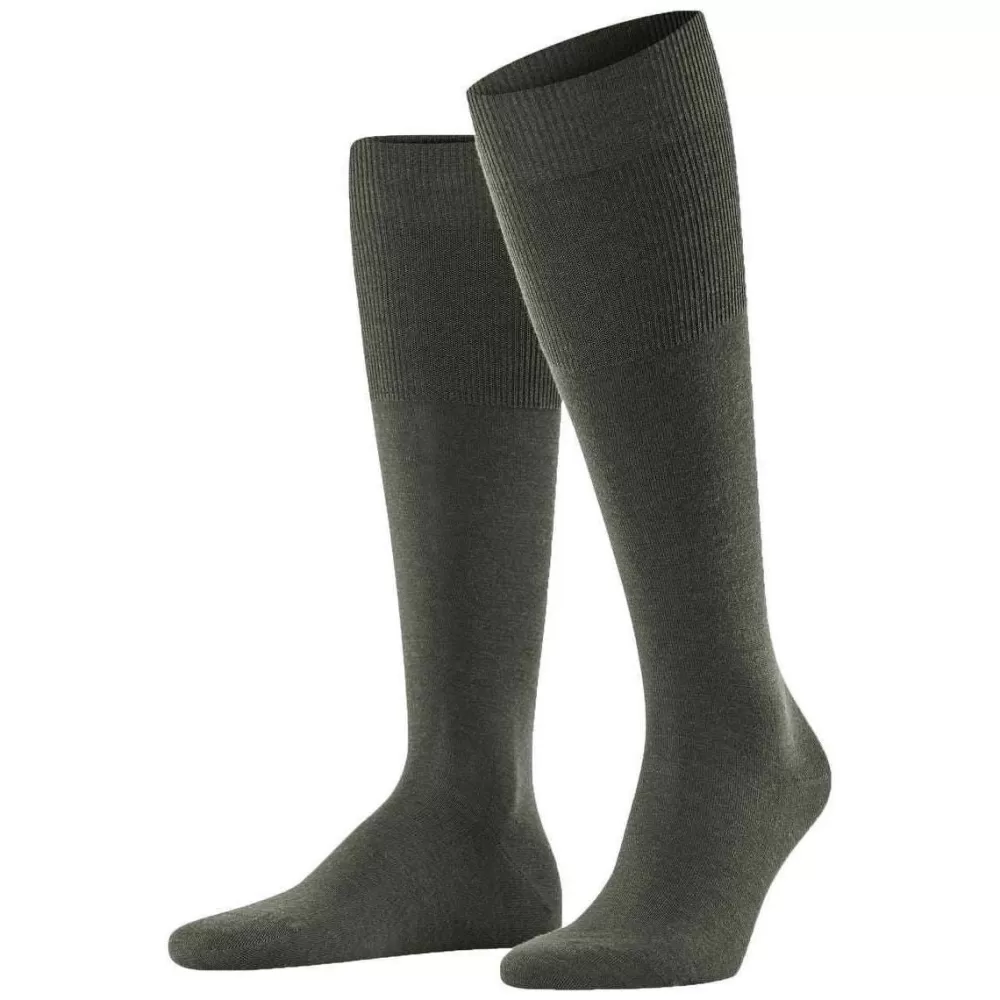 Falke Men's Socks^Green Airport Knee-High Socks