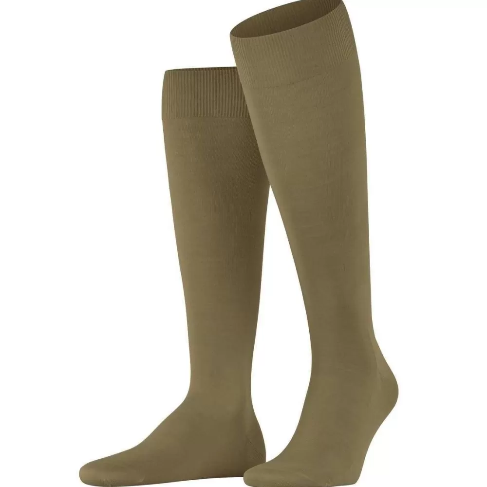 Falke Men's Socks^Green Climawool Knee High Socks